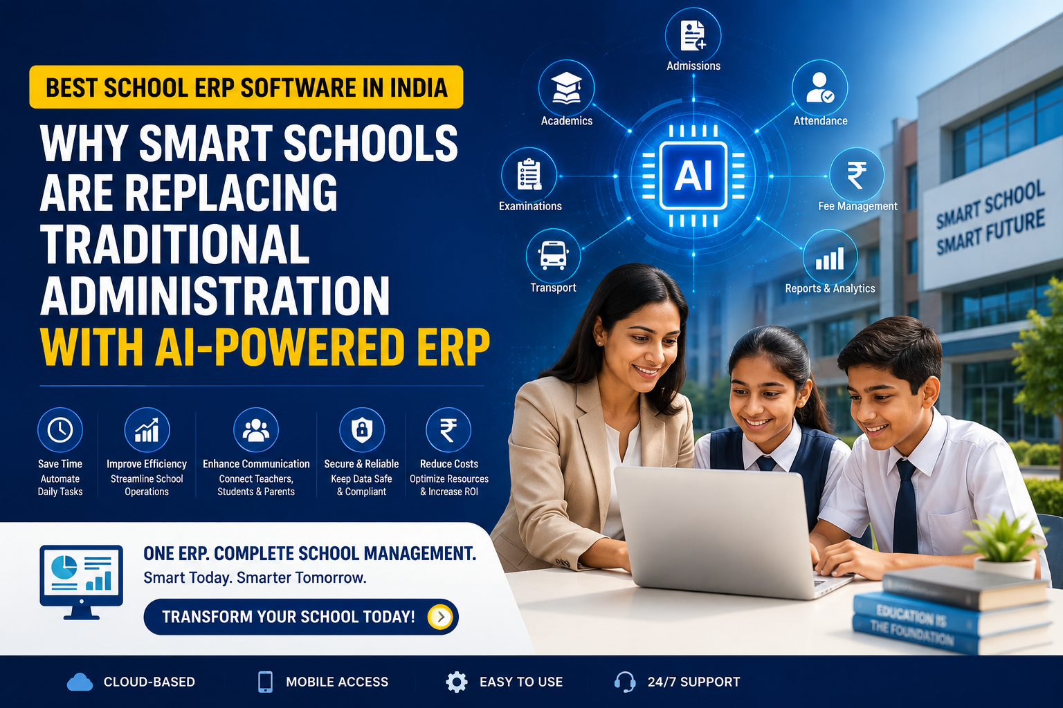 Best School ERP Software in India: Why Smart Schools Are Replacing Traditional Administration with AI-Powered ERP