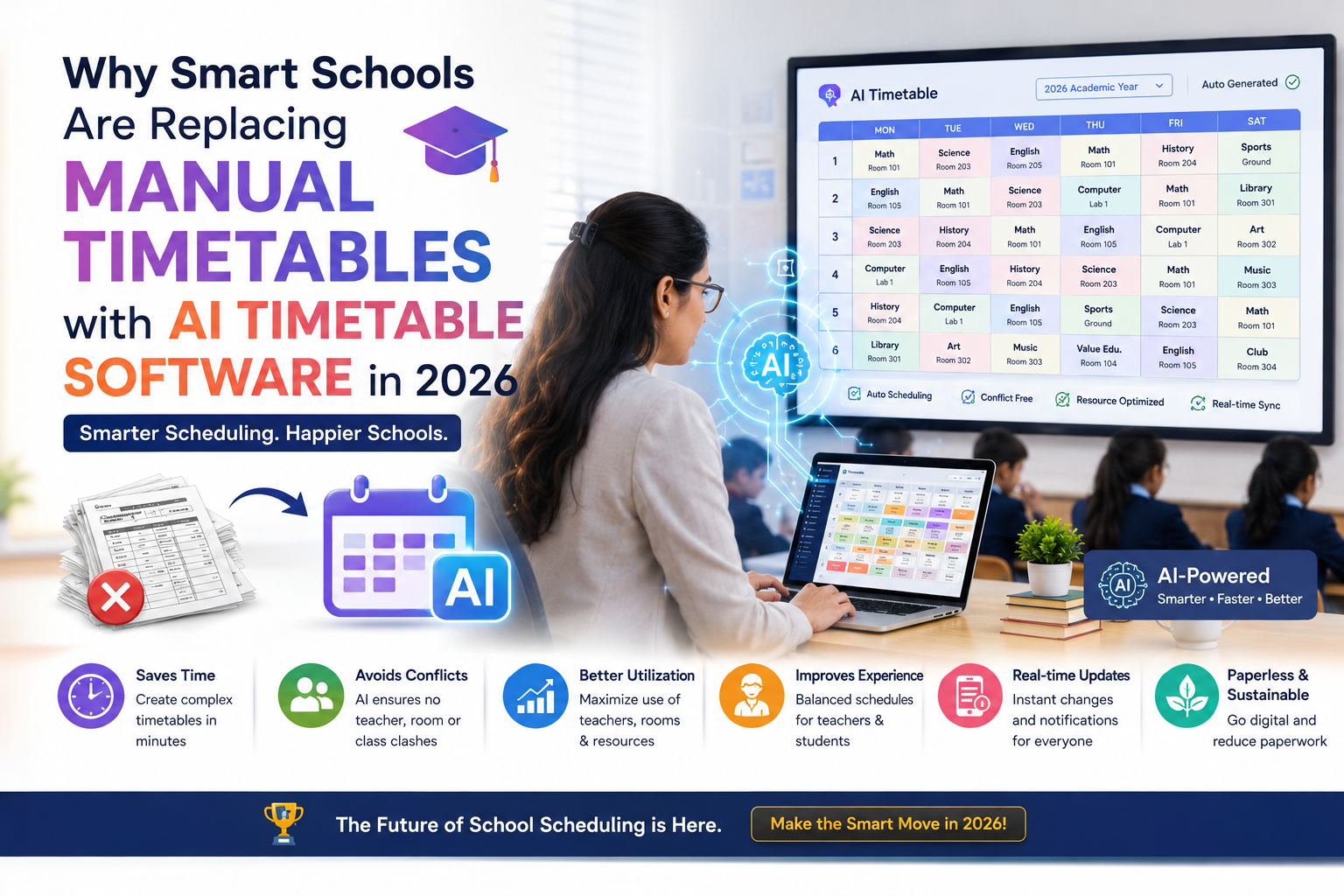 Why Smart Schools Are Replacing Manual Timetables with AI Timetable Software in 2026