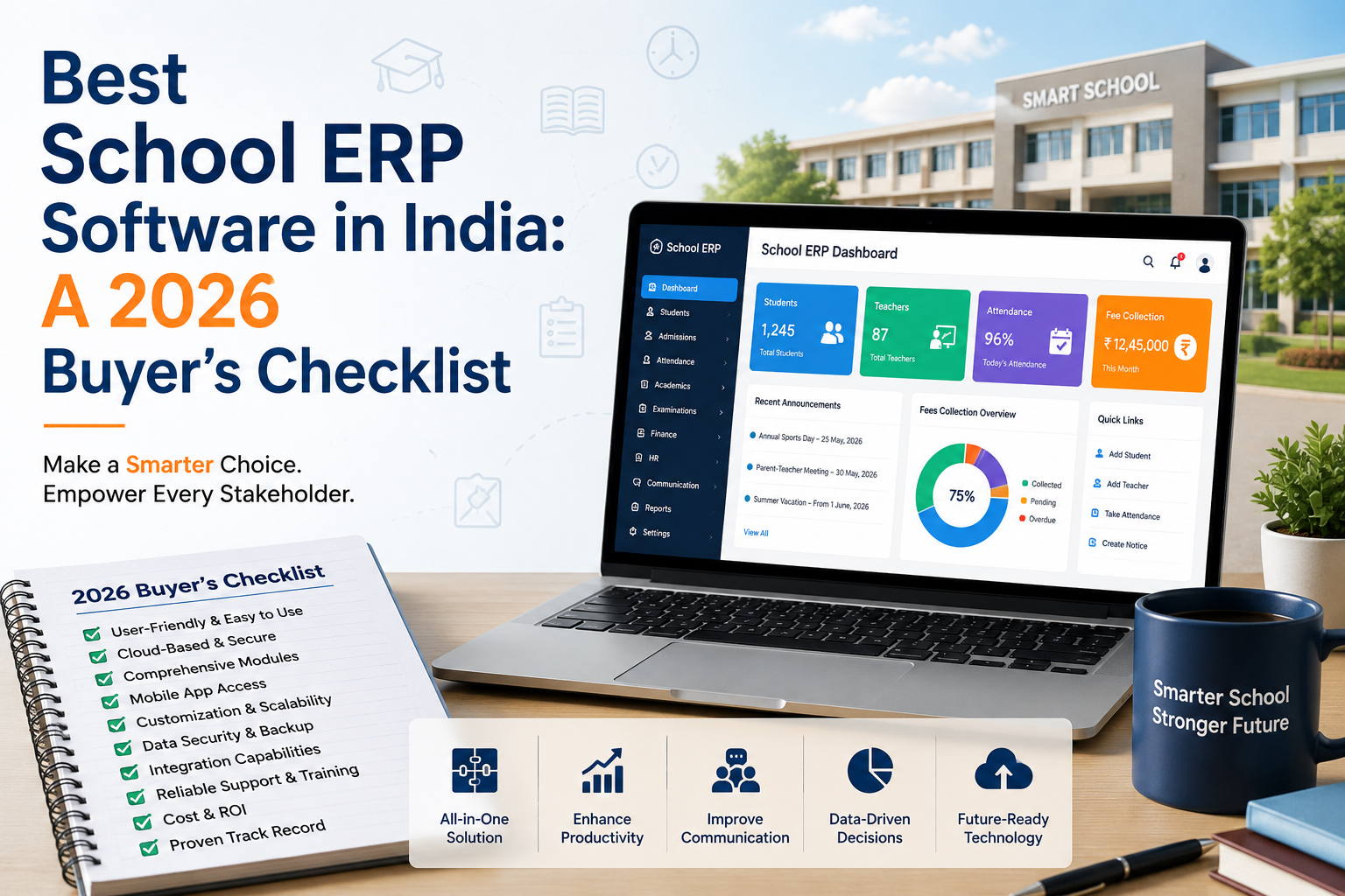 Best School ERP Software in India: A 2026 Buyer's Checklist