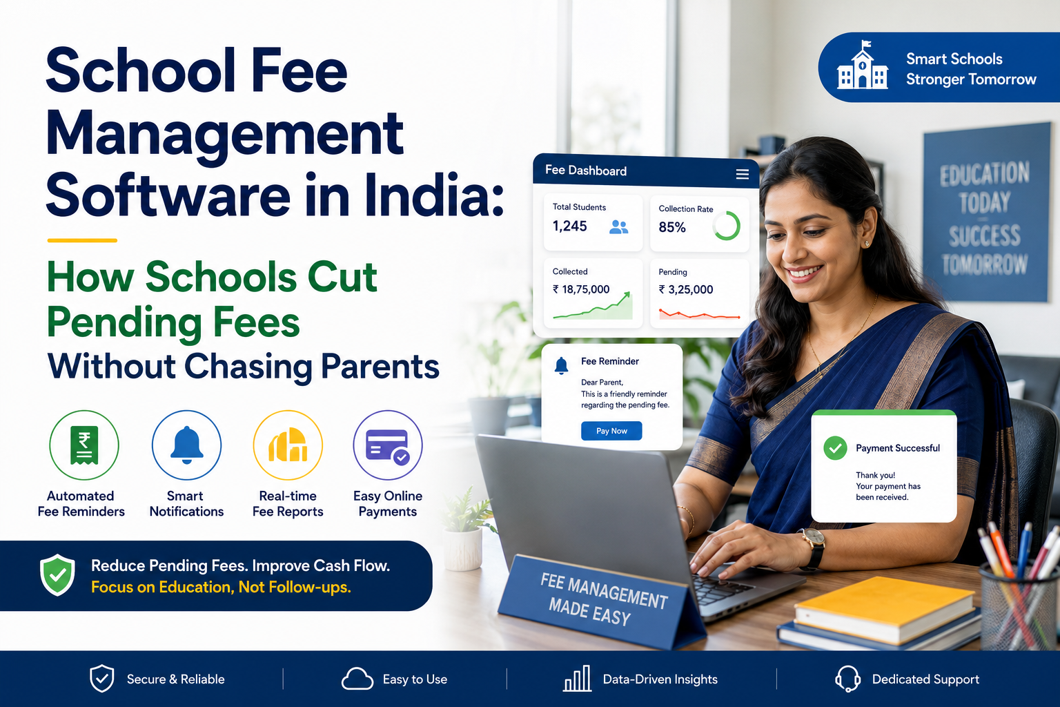 School Fee Management Software in India: How Schools Cut Pending Fees Without Chasing Parents